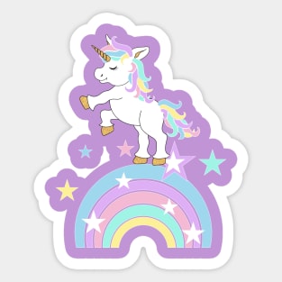 Rainbow Unicorn Sticker